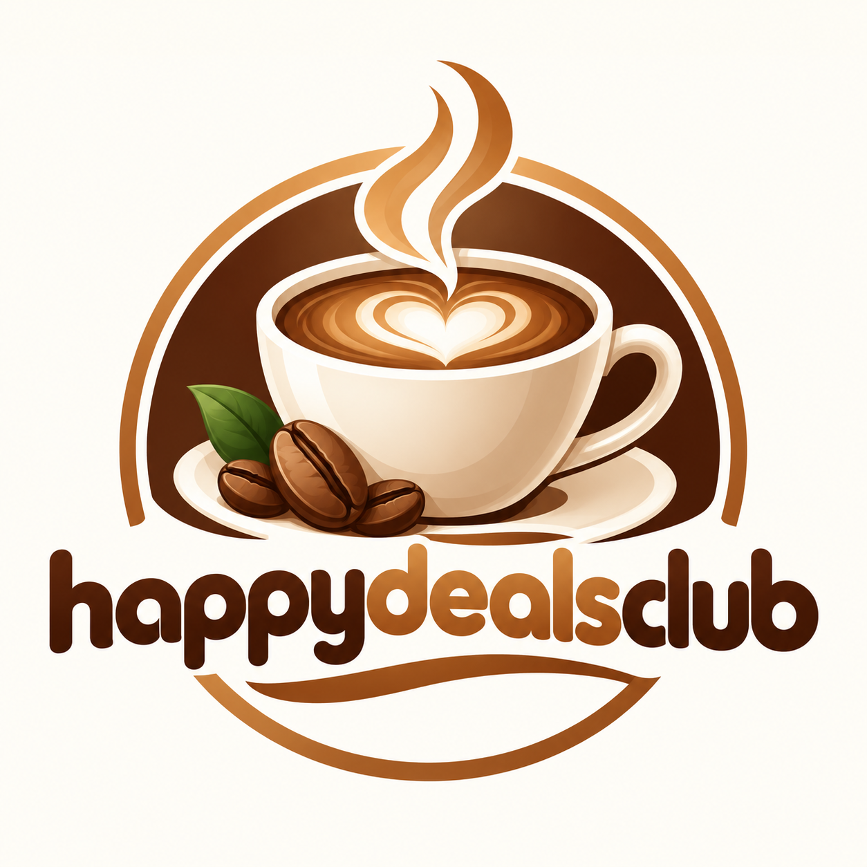 HappyDealsClub roastery logo